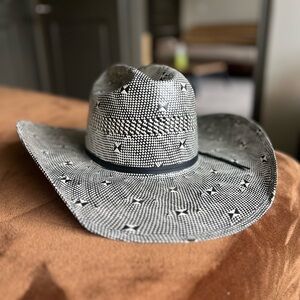 American Hat Company Straw Western Cowboy Hat Tuff 7 1/4